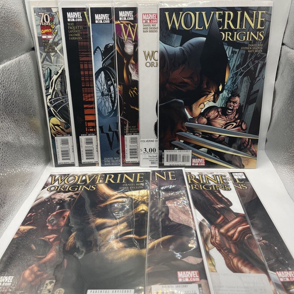 2006 Marvel Comics Wolverine: Origins Issues 21-24 & 27-32 (sku4) DeadPool